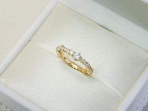 オーダーメイド、ｋ１８、フルエタニティー、エンゲージ、婚約指輪、ダイヤモンド、ウエディング