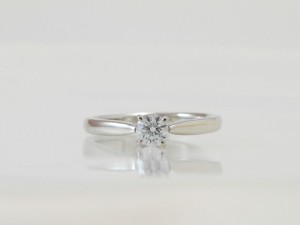 婚約指輪、エンゲージリング、ダイヤモンド、ソリテール、オーダーリング、0.3カラットアップ、ハートアンドキューピッド