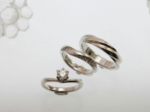 エンゲージリング、マリッジリング、結婚指輪、婚約指輪、ウエディング、オーダーメイドジュエリー、ダイヤモンド、トリプルエクセレント