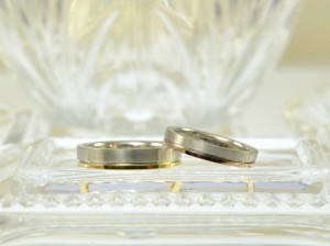 プラチナ、結婚指輪、マリッジリング、オーダーメイドジュエリー、コンビジュエリー