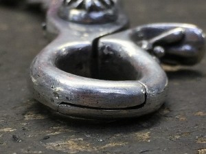 シルバーアクセサリー　シルバーブレスレット　バネ交換　ジュエリー修理　ビフォー