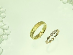 結婚指輪、ウエディング、ﾏﾘｯｼﾞﾘﾝｸﾞ、ウエディングバンド、オーダーメイドジュエリー、ペアリング、ダイヤモンド